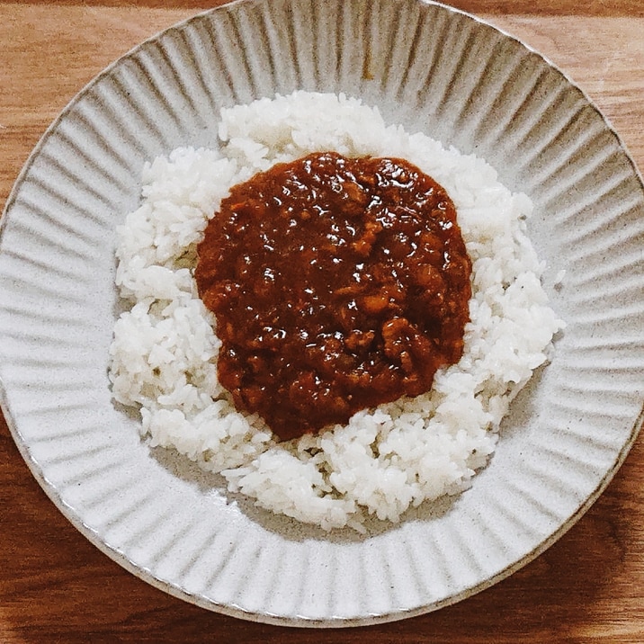 圧力鍋でつくる無水キーマカレー